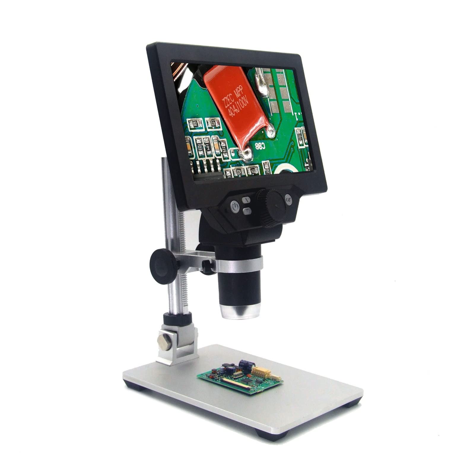 Mikroskop, 7" LCD Anzeige USB Elektronisches Mikroskop 120. 0x 12mp HD. Video-Video-Mikroskop zoomen. VGA Lupe-Kamera
