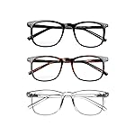 AOSM Blue Light Blocking Glasses, Blue Blocker Computer Glasses for Men Women, Anti Glare 400 UV & Eye Strain Fake Square Glasses