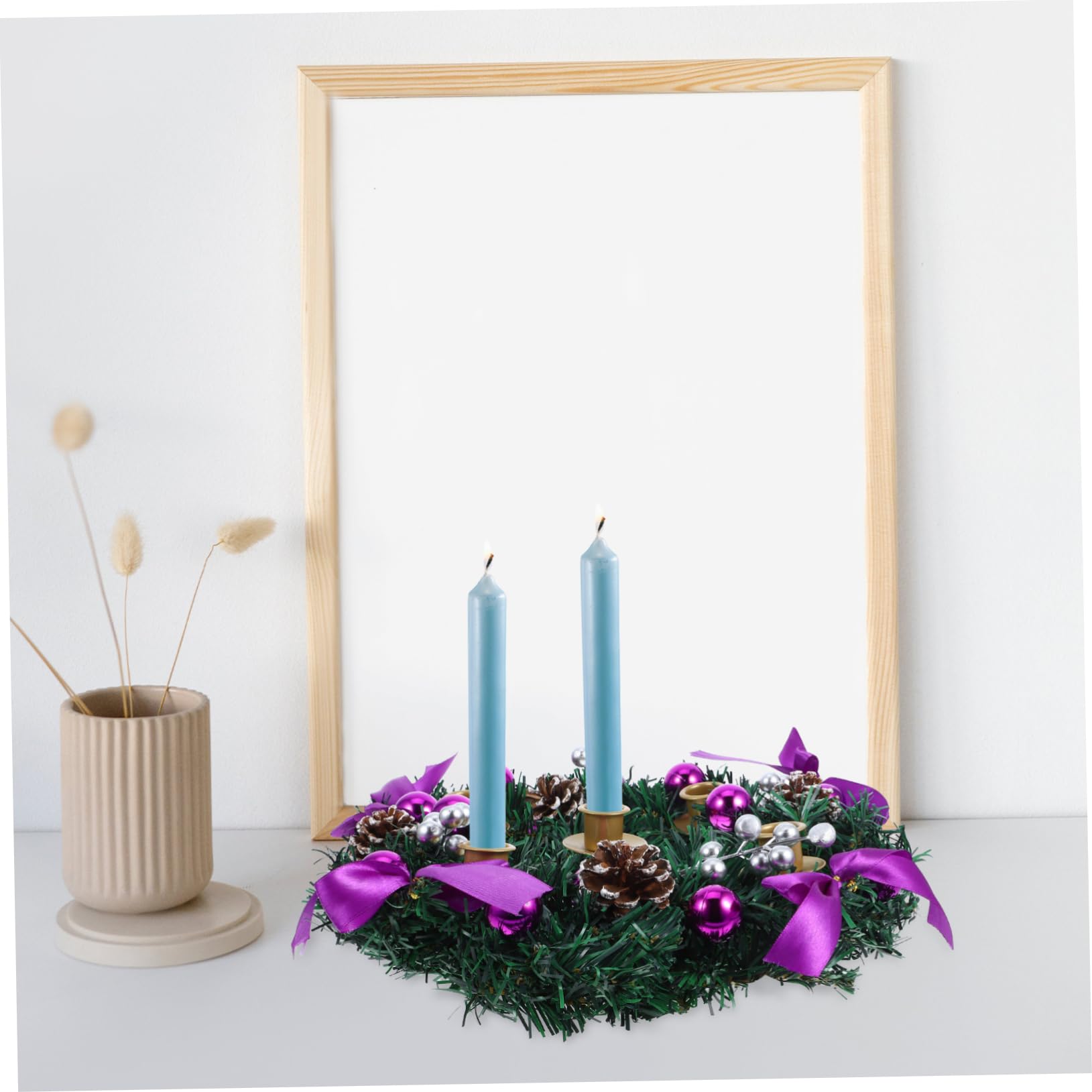 De Candelabro Navideño Candelabro De Adviento con Forma De para Decorar Centros De Mesa Casa Temporada Navideña