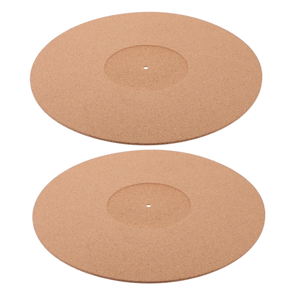 VICASKY Record Player Protective Pad Vinyl Record Pad Cork Mat for Turntable Improve Sound