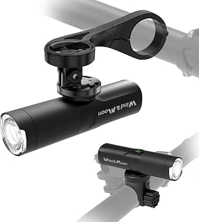 Semaho M03 Rechargeable Bike Light, IP66 Waterproof & Dustproof Bike Headlight with 6 Light Modes Adjustable, Bicycle Front Head Light for Night, Road, Mountain and Dirt Riding