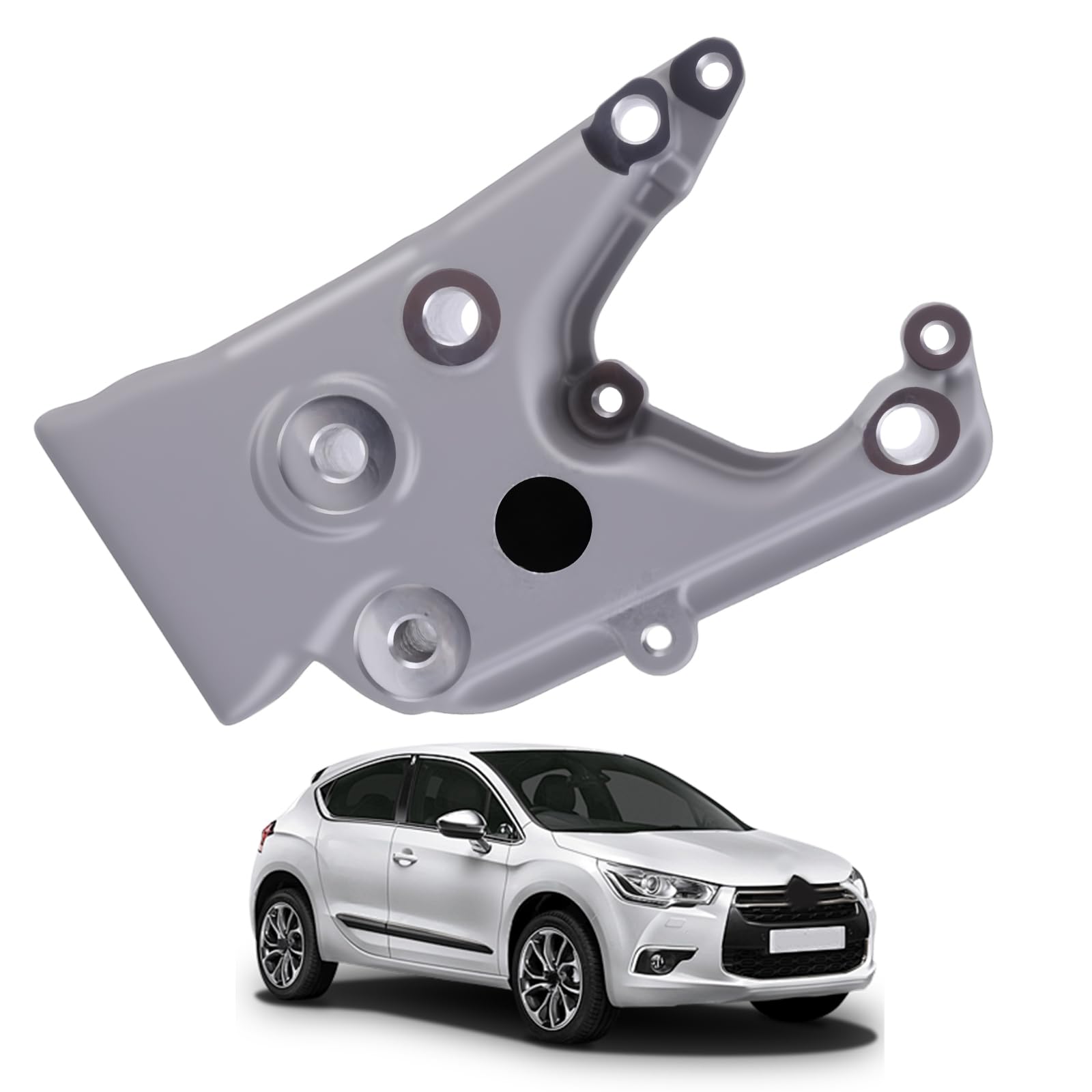 LICHENGTAI Soporte de motor de aluminio compatible con los rodamientos de motor Citroen Peugeot C4 C5 C8 206 307 308 407 Motor cojinete derecho 184699 Motor Mount