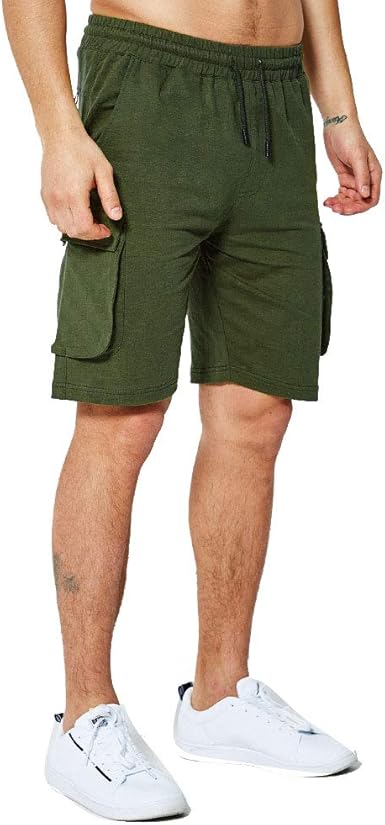en oferta! 2021 verano nuevo camuflaje multi-bolsillos de carga cortos de  los hombres de color caqui corredor de transporte militar de pantalones  cortos de los hombres de algodón casual suelto pantalones cortos