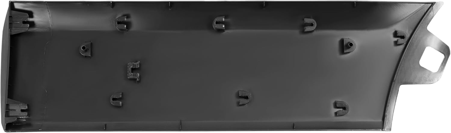ALMULOO Front Left Outer Door Lower Molding Compatible with 2015-2019 Ford Transit 150 250 350 350HD Plastic(PP) Textured Black Driver Side