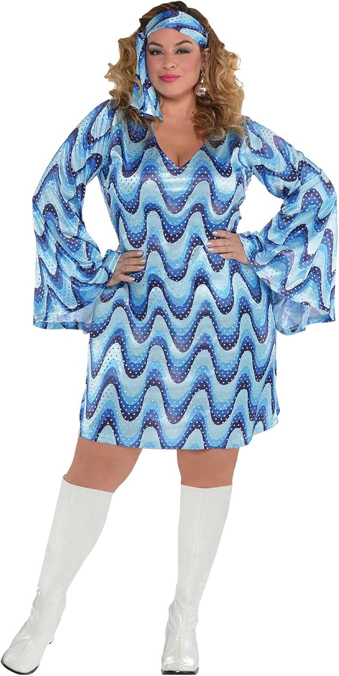 Costume damina medievale blu per bambina