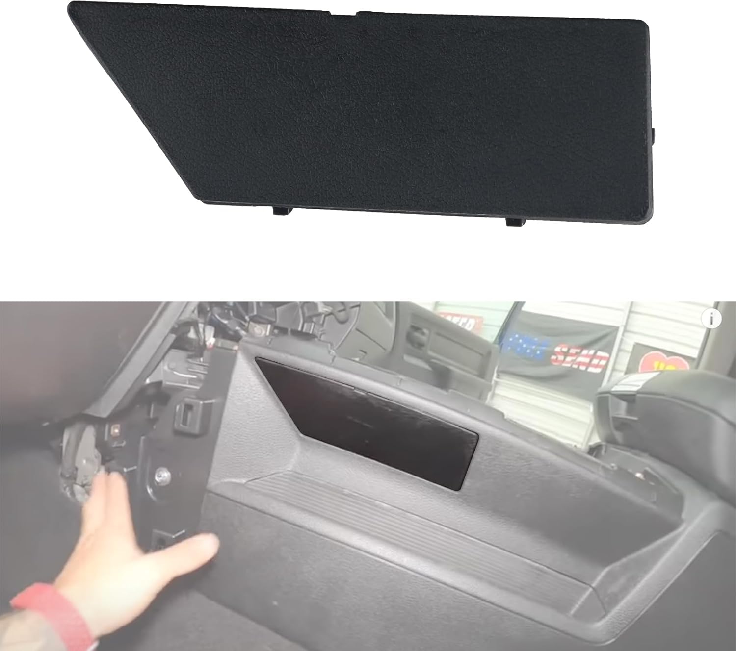 Console Access Trim Cover Cap,Compatible with Dodge Ram 1500 2500 3500 4500 5500 Pickup Battery Cover