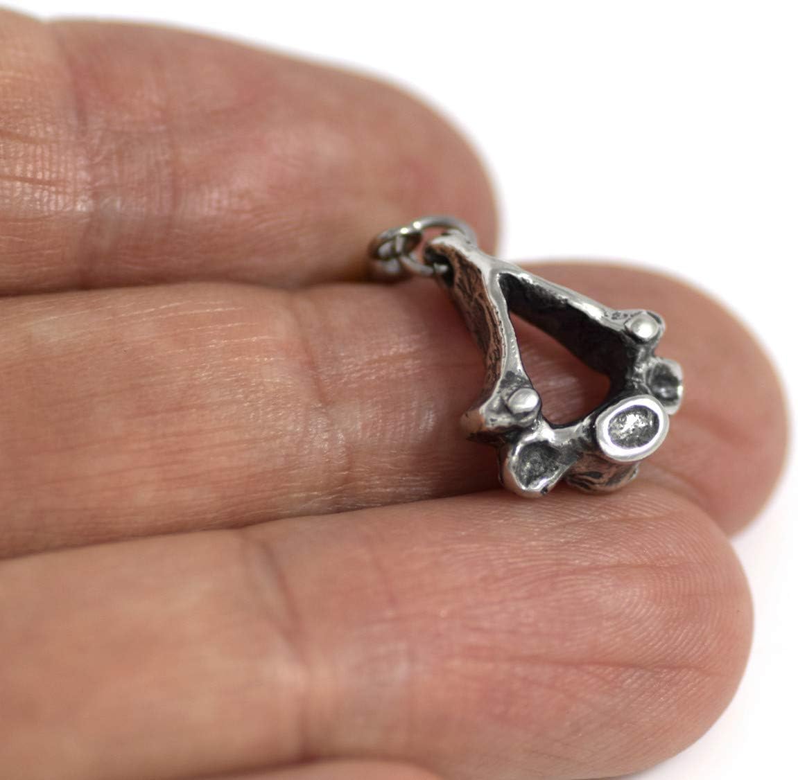 Cervical Vertebra Earrings, Anatomical Neck Spine Charms Human Anatomy Jewelry