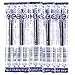 Zebra 0.5mm Blue Black Ink Refill (JF-0.5), for Zebra Sarasa Clip 0.5 Gel Ballpoint Pen(JJ15-FB), × 5 Pack/total 5 pcs (Japan Import) [Komainu-Dou Original Package]