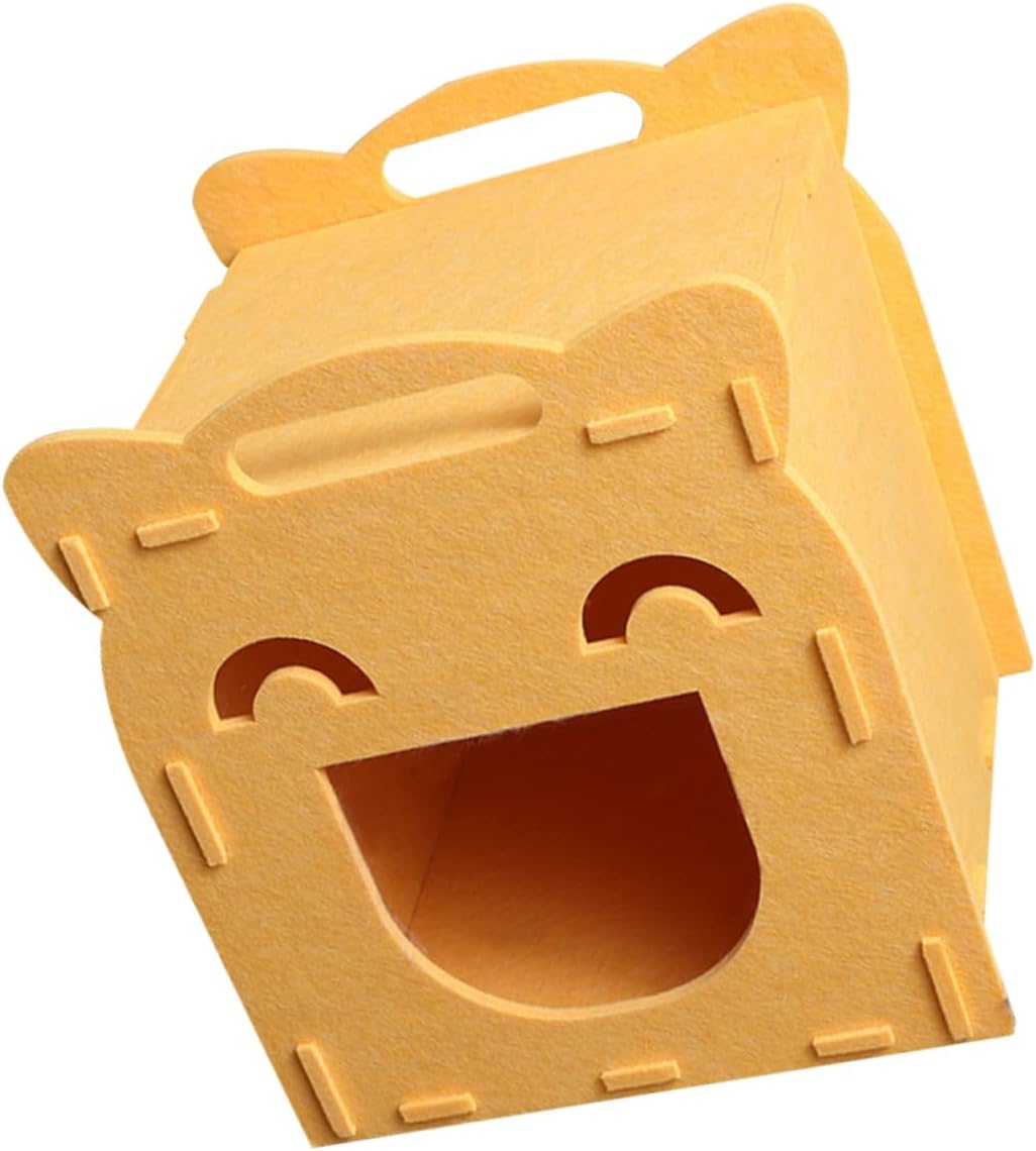 Felt Cat Scratching Board Detachable Cat House for Kittens and Small Dogs Breathable Design for Indoor Use Scratch Features