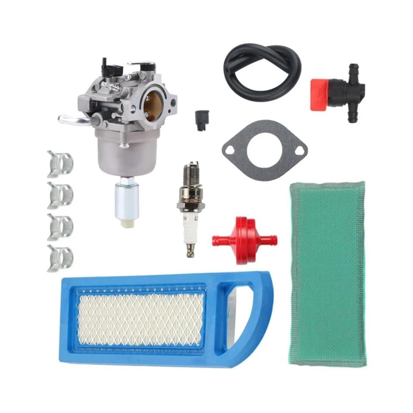 Set di candele per filtro aria carburatore in metallo per Briggs per Stratton 14.5-21HP 796109 591731 594593 Attrezzatura motore carburatore