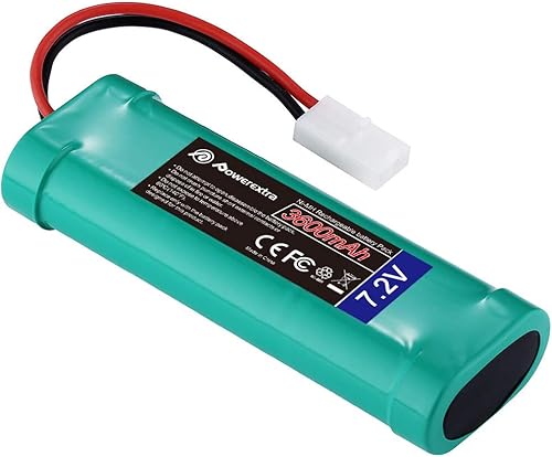 Miniatura 3 de Powerextra 2 paquetes de baterías NiMH de alta capacidad de 72 V 3600 mAh con conectores estándar Tamiya compatibles RC Coches RC Truck RC Airplane