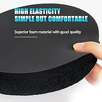 Vista 2 de Hoedia Potenciador de altavoz de espuma de 6.5 pulgadas, anillos rápidos de altavoz autoadhesivo, kit universal de bloqueo de graves de esponja