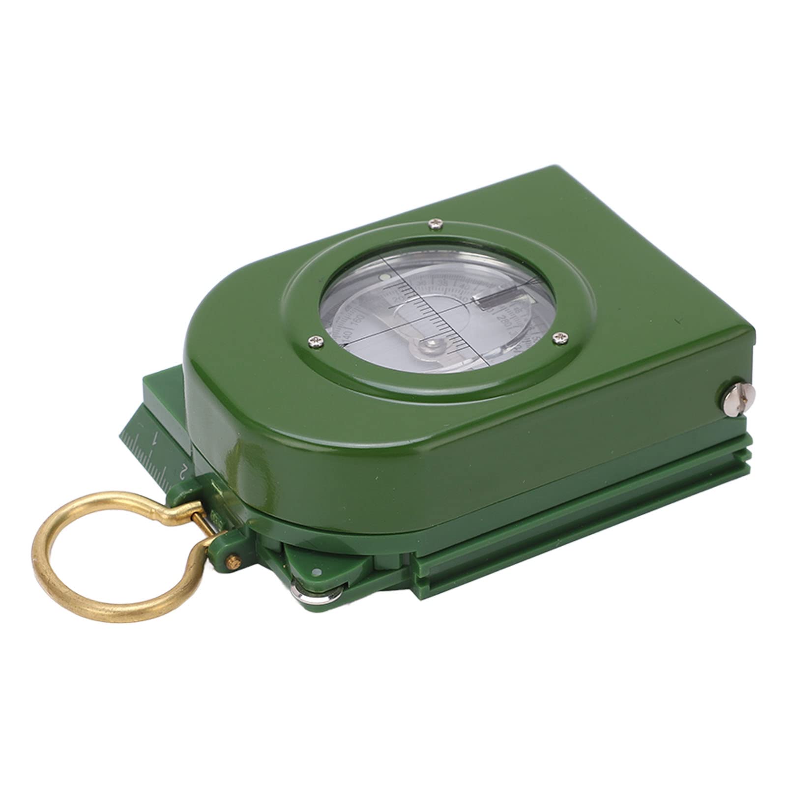 Boussole de Survie en randonnée, Boussole Lensatic avec étui de Transport, Conception entièrement scellée, réutilisable pour Le Camping, la randonnée