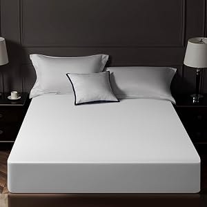 King Mattress Protector Tencel Luxury 100 Waterproof Mattress Protector Silky Soft Breathable Cooling Mattress Pad Cover Fitted 18