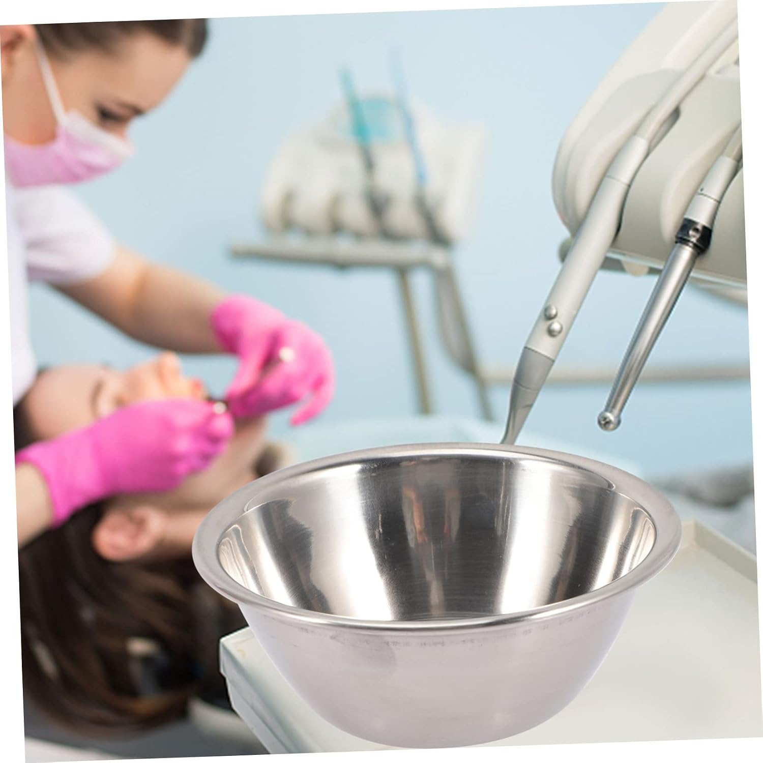 4pcs Stainless Steel Clinical Bowl for Medication Measurement Stainless Steel Lab Instrument Lightweight Tool Storage for Hospitals and Laboratories