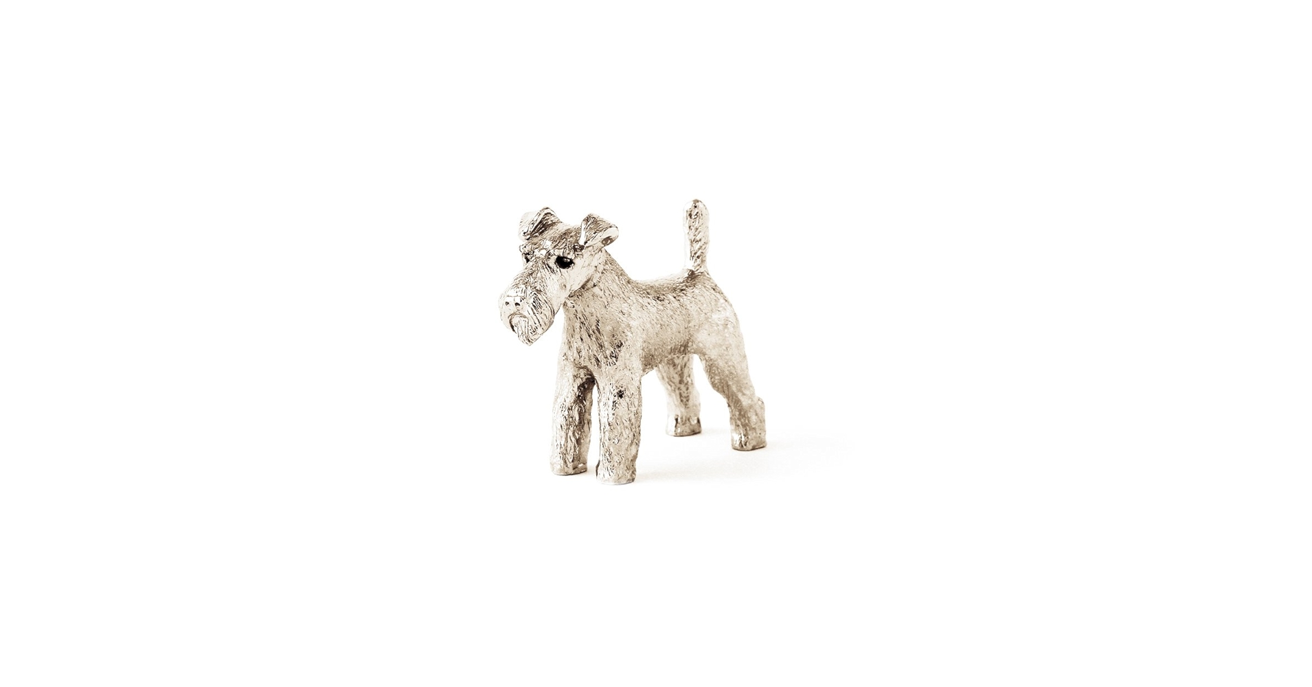 美品\"英国BESWICK製・フィギュリン／ワイヤーフォックステリア犬／約20cm 値下げです！