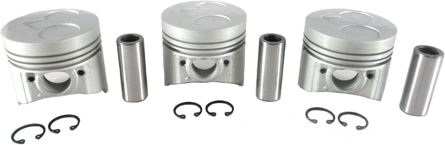 Piston Set Oversize 67mm (+0.50mm) for Kubota D722 x 3 PCS