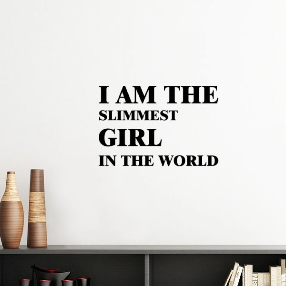 Sticker murale silhouette fille pour illuminer le salon