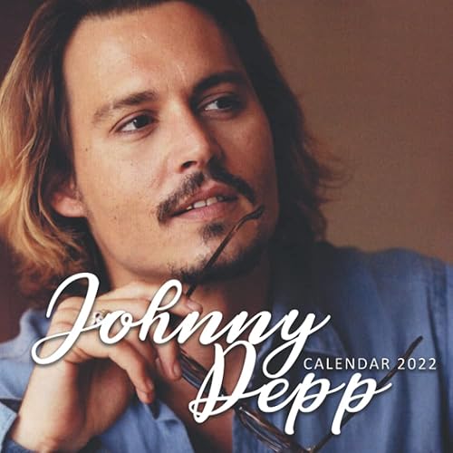 Johnny Depp 2022 Calendar: Squared Monthly Calendar Mini Planner 12 Months 2022 bonus September to December 2021 , Actor Producer Musician Celeb Official Photos