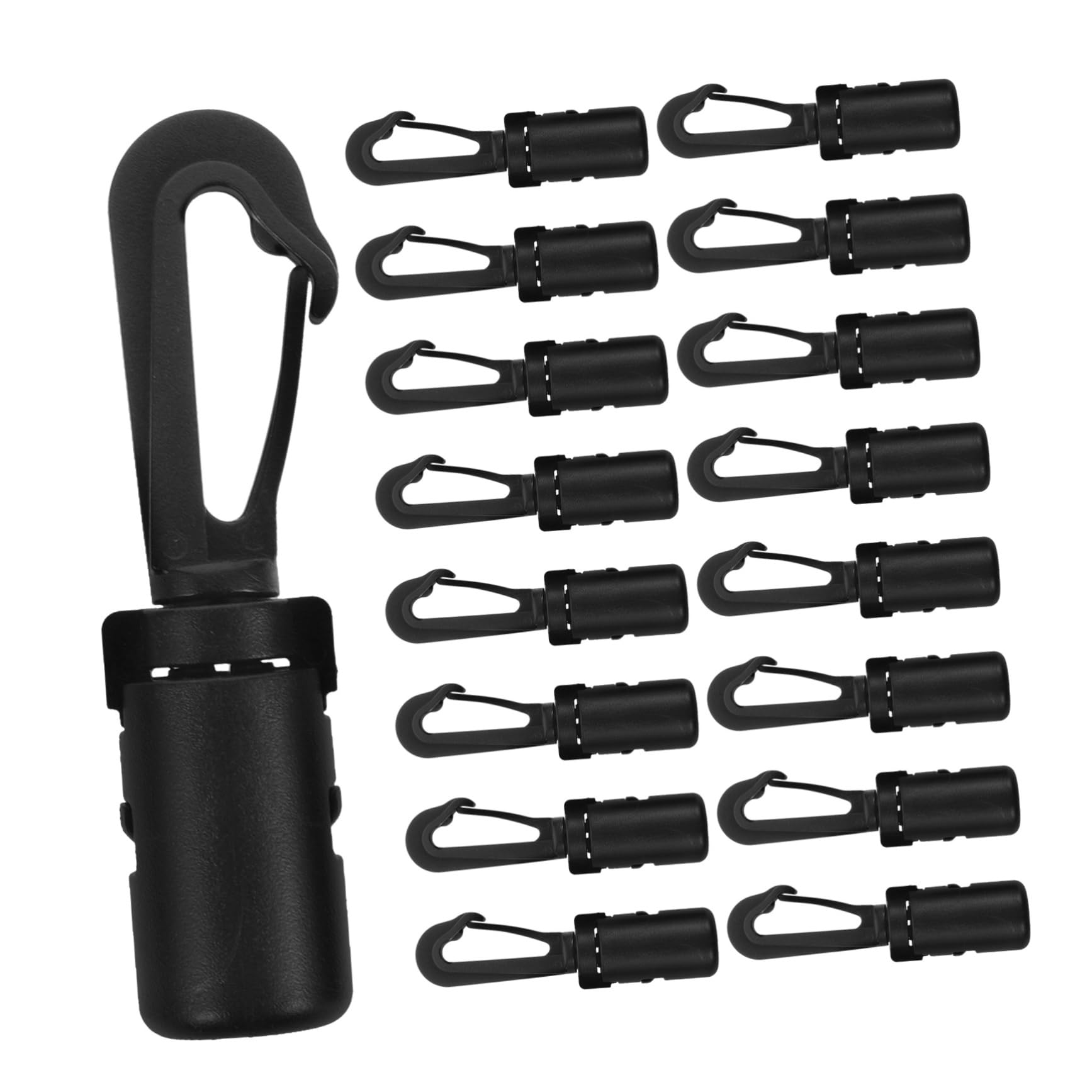 NULYLU 20pcs Heavy Duty Fixing Buckle for Docking Hook for Kayaks Canoes and Outdoor Activities Lightweight and Easy to Use for Securing Watercraft and Camping Gear