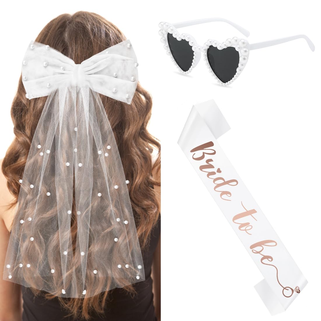 Addio al Nubilato Decorazione, 41 PCS Bride to Be e Team Set, 1 fascia