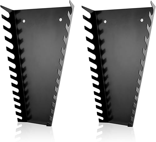 ALOANES Organizador de llaves metálicas de 26 ranuras, bandeja organizadora de llaves resistente para caja de herramientas, almacenamiento de llaves