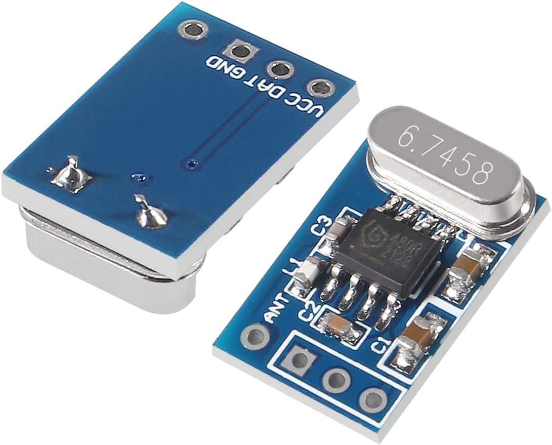 AITIAO 4Sets 433MHZ SYN115 SYN480R Wireless Transmitter & Receiver Board Module Kit SYN115 SYN480R Ask/OOK Chip PCB for Arduino : Electronics
