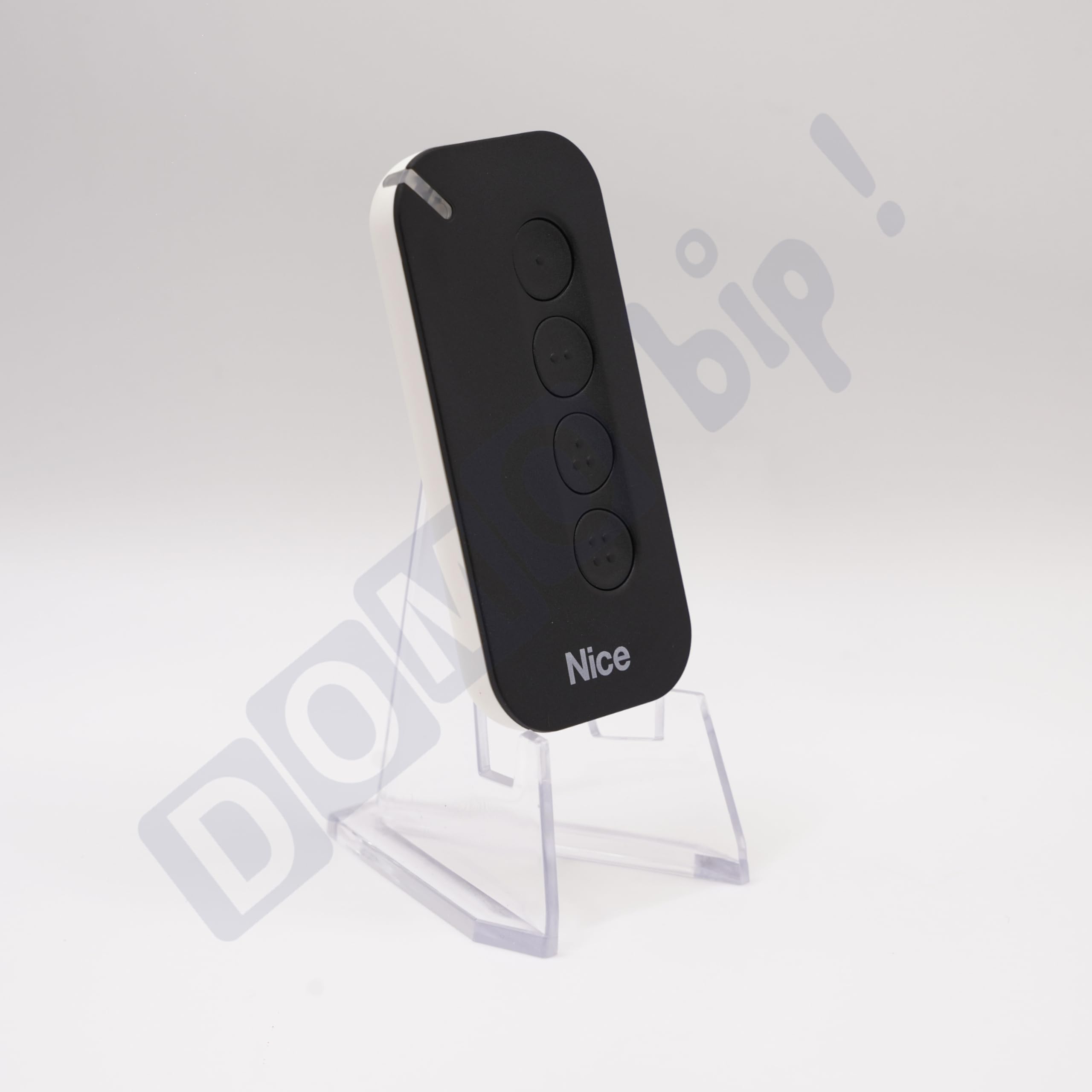 Nice FLO4R-S Devient MYGO4 - Télécommande 4 canaux pour portails et Garage - Rolling Code/O-Code 433,92 MHz - Compatible FLOX2R/FLOXI2R/OX2/OXIBD - Émetteur Officiel certifié + 1 Goodies DOMOBIP