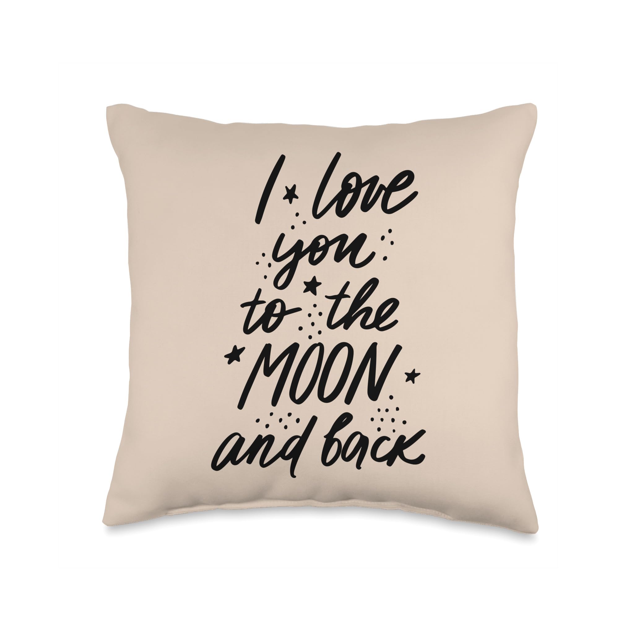 I love you to the moon and back Throw Pillow