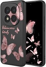 YUEQIAN Liquid Silicone Case for Xiaomi Redmi Note 15 Pro+ Plus 5G/Poco M8 Pro 5G, Ultra-thin Soft TPU Rubber Anti-Shock Cover, Cute Cartoon Flowers Pattern Girl Case – HuDie