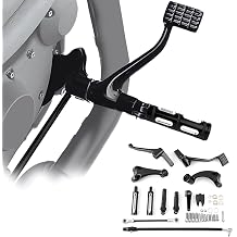 TCT-MOTORPARTS Forward Control Footpegs Lever Linkage Kit Fit For Harley Sportster XL1200 XL883 Custom 2014-2022 Super Low XL1200T Seventy Two XL1200V Forty Eight XL1200X