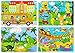 Wooden Jigsaw Puzzles Set for Kids Age 2-6 Year Old 30 Piece Colorful Wooden Puzzles for Toddler Children Learning Educational Puzzles Toys for Boys and Girls (4 Puzzles)