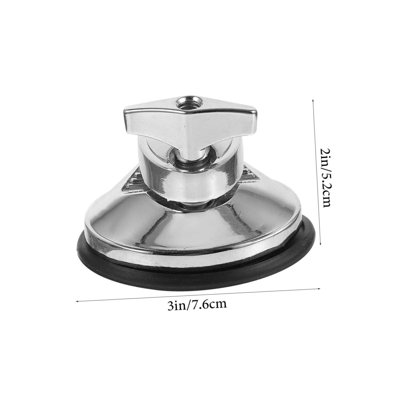 ULDIGI Drum Hardware Drum Tom Leg Mount Bracket Sturdy Iron Drum Saddle Adjuster for Floor Tom Replacement Part Easy Installati