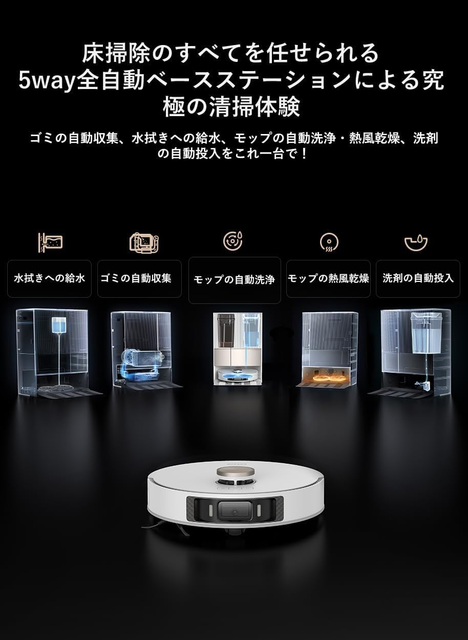 DREAME L20 Ultra 7000Pa AI 3D ロボット掃除