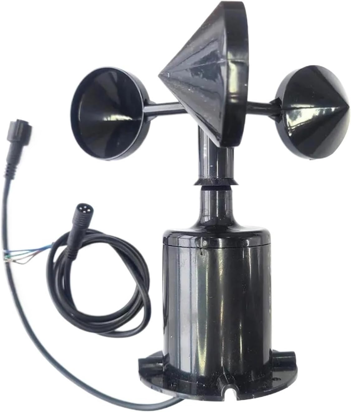 30m/s Weather Station Outdoor 3 Cup Anemometer Sensor Polycarbon Fiber Wind Speed Wind Direction Sensor Output RS485 4-20MA 0-5V(0-10V Kit)
