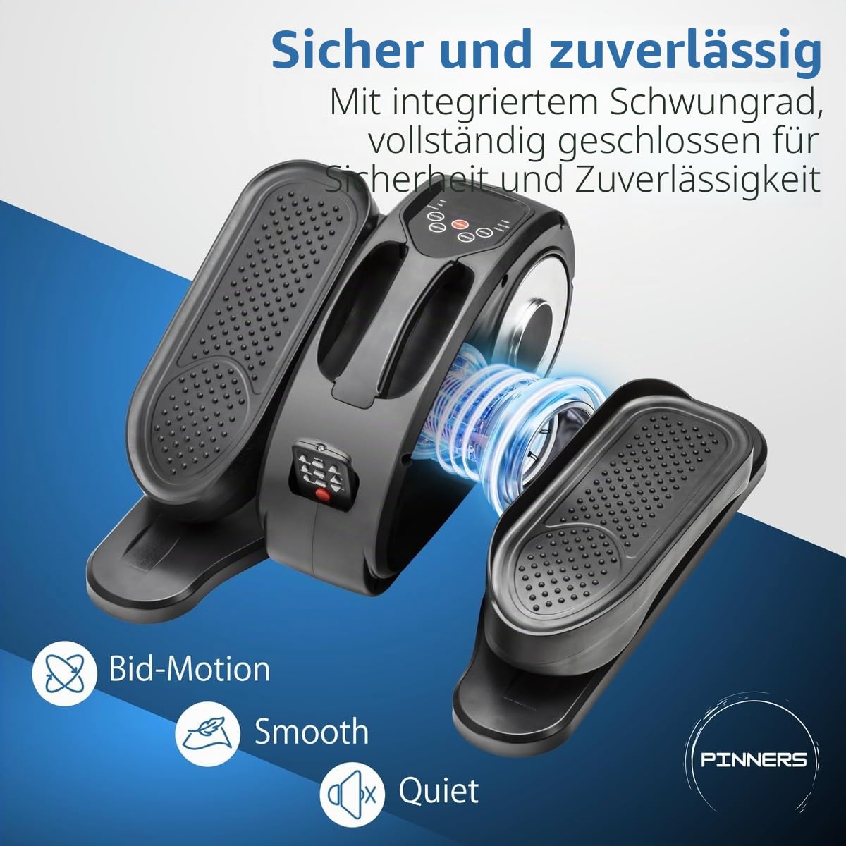 Mini Elliptischer Trainer Tragbar, Elliptische Pedalübung, Beintrainer, Elliptisches Training unter dem Schreibtisch, Passive Gymnastik