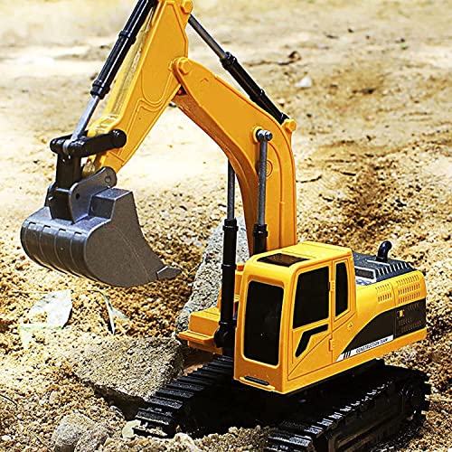 Escavadeira RC Caminhão de Construção Crianças Brinquedo Escavadeira Controle Remoto Escavadeira 5 C