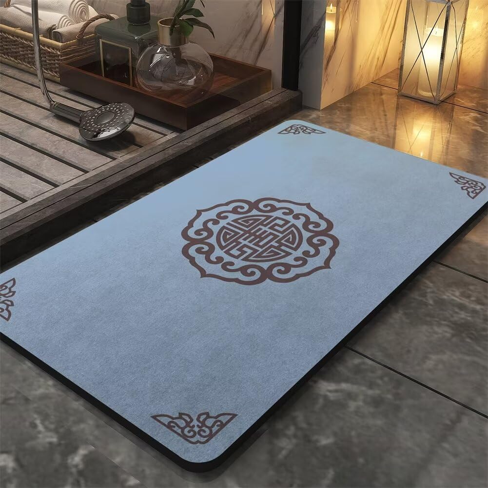 Tapis de bain antidérapant à séchage rapide et lavable 120x180