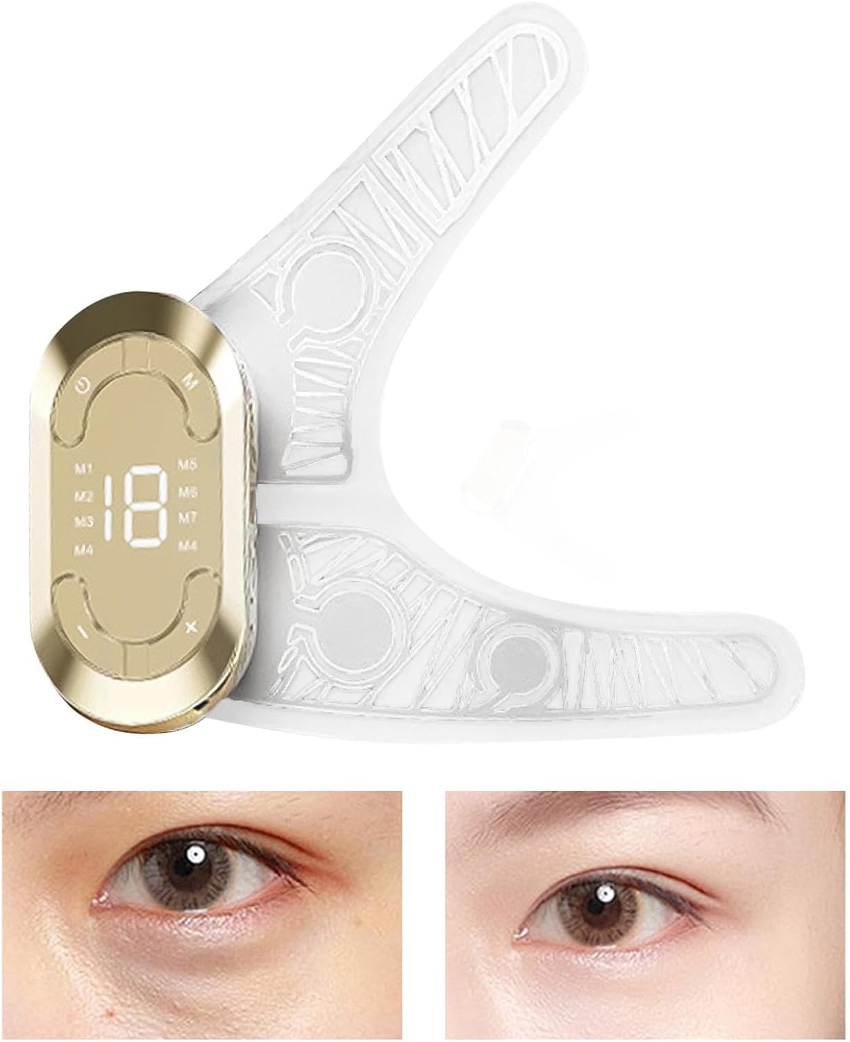 Eye Massager for Puffy Eyes | Beauty Device for Dark Circles,Skin Tightening Face Sculpting Device for Relax and Relief Eye Strain
