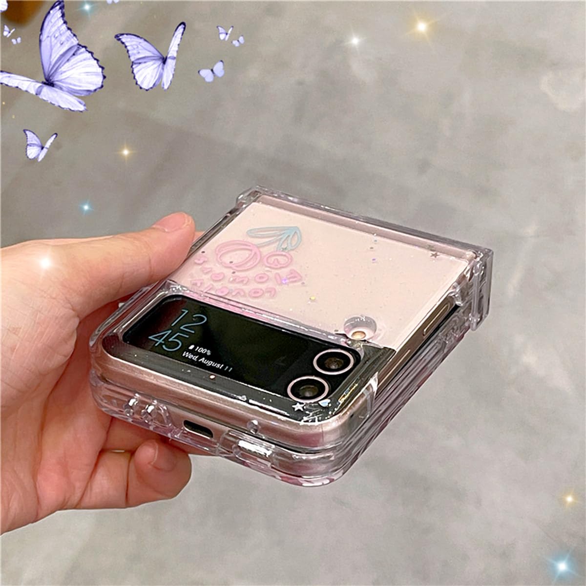Amazon.com: GO-VOLMON Cute Woman Case for Samsung Galaxy Z Flip 4