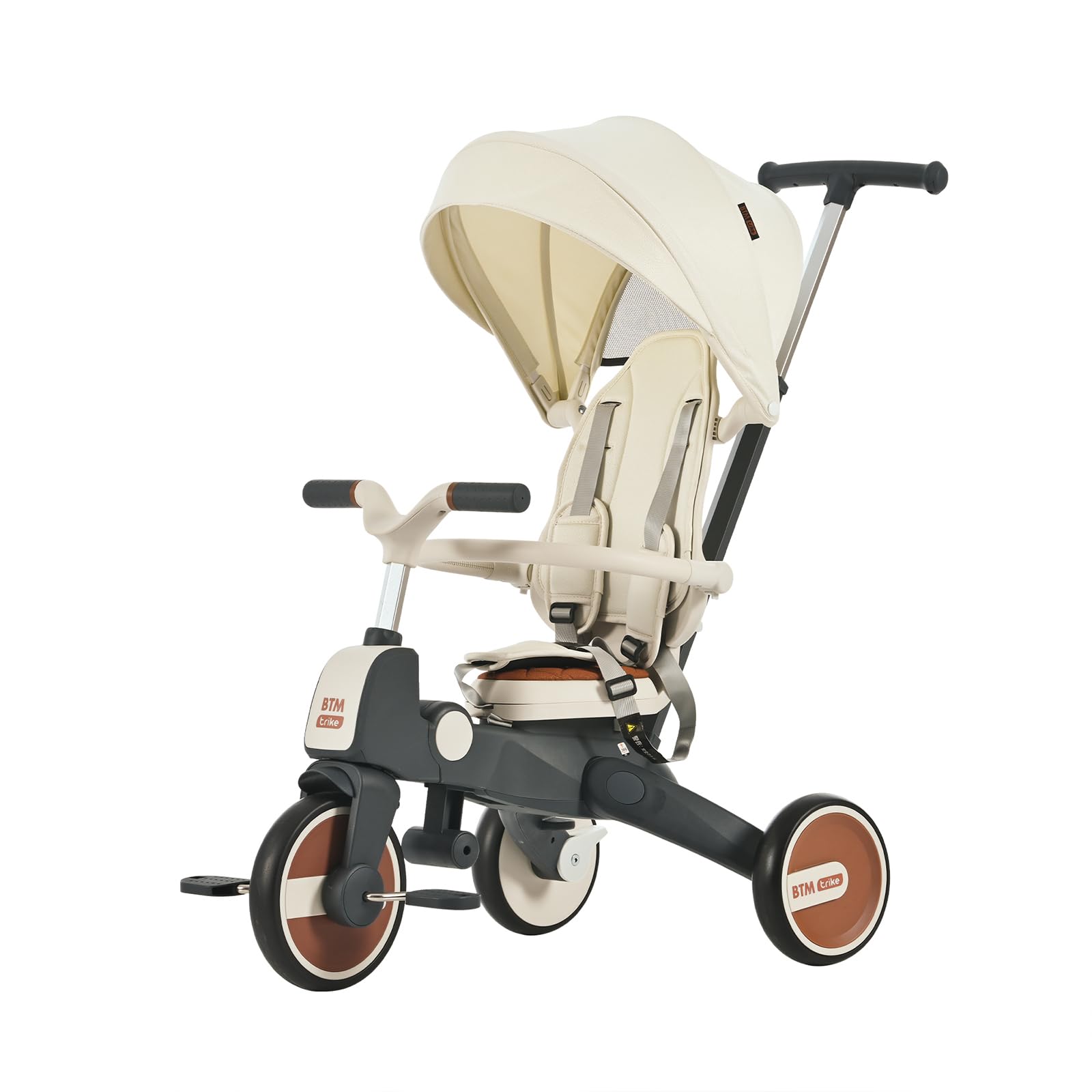 子供用三輪車 7in1 1歳〜5歳対応 ベージュ 多能 安全設計□／ 新品】多機能三輪車【ベージュ】 7in1□安全設計1歳〜5歳 Amazon.co.