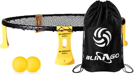 Mookis Kit Complet Roundnet Blinngoball avec Filet et Sac de Transport