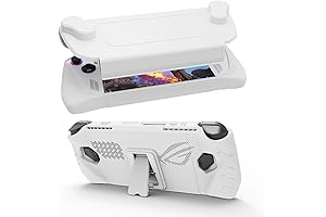 Upgraded Ultra Slim TPU Protective Case with Front Cover Compatible with ROG Ally Stand