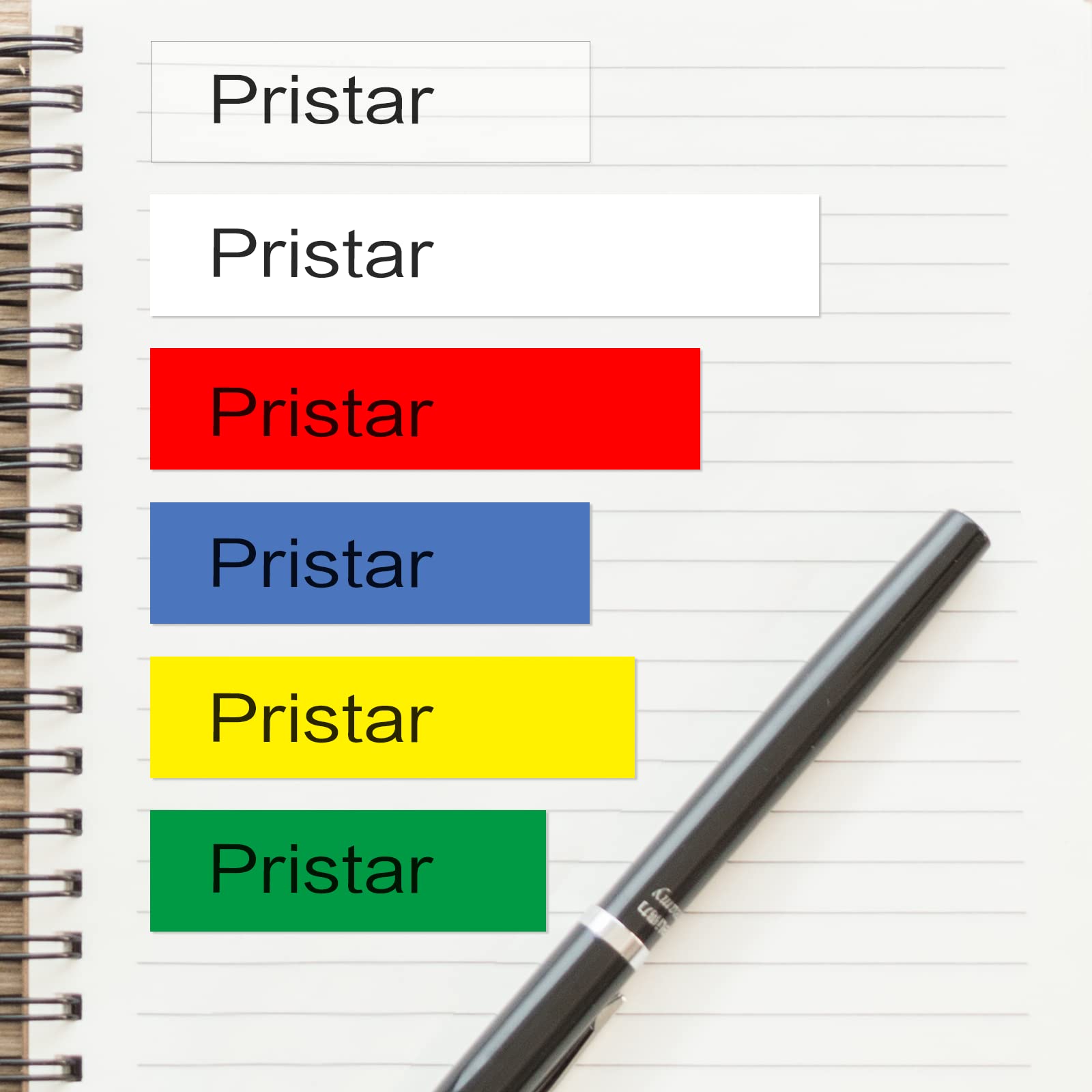 Pristar 6x Compatible Tze 24mm Cintas para Brother TZe-151 TZe-251 TZe-451 TZe-551 TZe-651 TZe-751 para Brother P-touch PT-P700 P750W D600 D600VP P710BT E500VP 1830VP 2430, 24mm x 8m