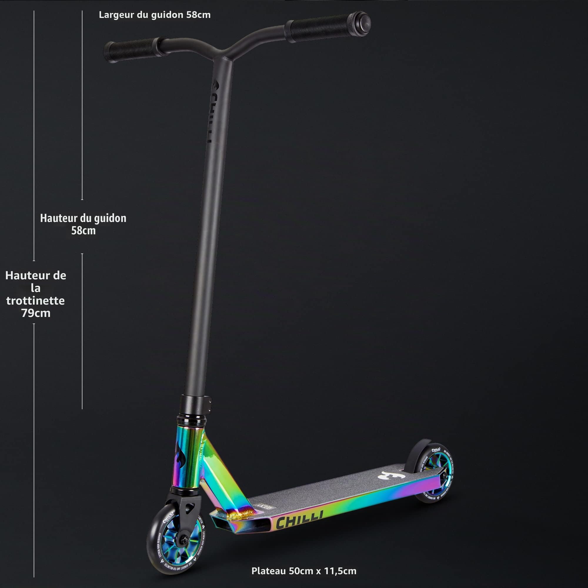 Chilli Scooter 118-6 Rocky Neochrome Trottinette pour Enfants