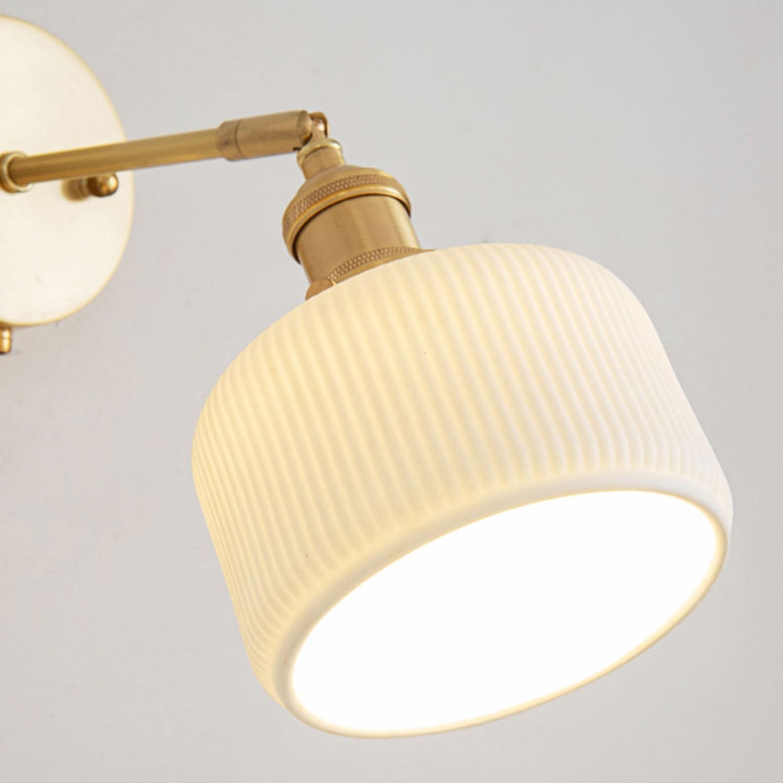 Kinkiet Ceramiczny W Stylu Francuskim, W Całości Wykonany Z Miedzi, Dekoracyjna Lampa ścienna Z żarówką G9, Lampa ścienna O Napięciu Globalnym 110 V–240 V, Do Salonu (2 Pack)