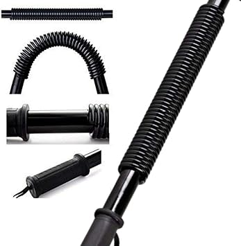 Power Twister Bar, Adjustable Arm & Chest Spring Exerciser With Anti-Slip Handles For Upper Body Strength Training, Home Gym & Fitness Workouts, Portable And Easy To Use