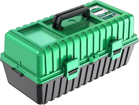 LAOA Tool box,17"/19.5"Tool Storage,Tool Organizer, Thickened Waterproof Tool Box, Maintenance Tool Car-mounted Maintenance Tool Box, Electrician Household Portable Tool Box For Going Out 17"