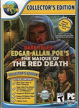 Dark Tales Edgar Allan Poes THE MASQUE OF RED DEATH Hidden Object PC Game + Bonus