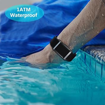 Smart Bracelet Fitness Tracker Wristband 24 Hours 365 Days Auto Sleep Tracker Heart Rate HRV Body Temperature Female Health Monitor AI Analysis Vibration Reminder 170+ Sports Modes with 2 Bands
